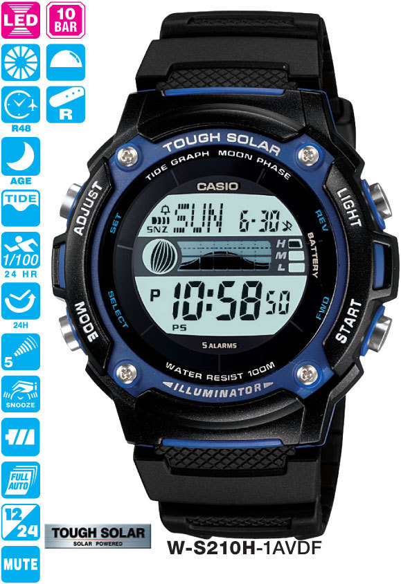 fishing watch casio